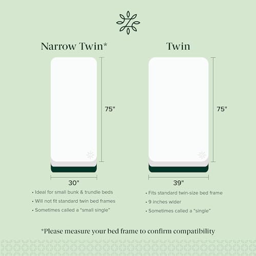 Zinus 6 Inch Twin Foam and Spring Hybrid Mattress, Medium Firm Feel