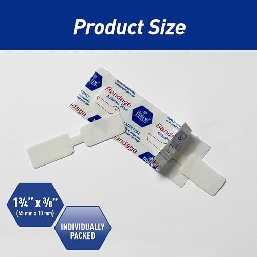 MED PRIDE Butterfly Wound Closure Strips,Sterile,Nonstick,Medium,100-Count