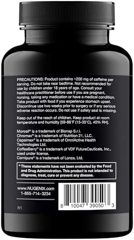 Nugenix Thermo - Thermogenic Fat Burner for Men, 42 Count
