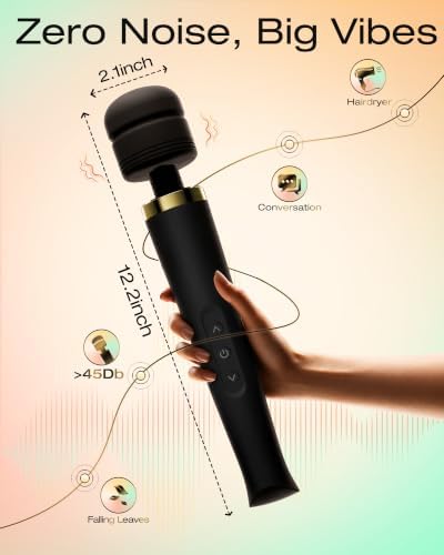 Toendi 12'' XL Powerful Massager Tools with APP Control, Premium Design