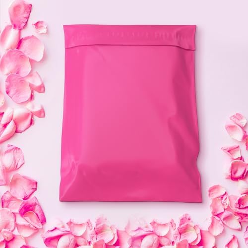 KKBESTPACK Pink Poly Mailers 10x13 in, Shipping Bags, 100 Pcs