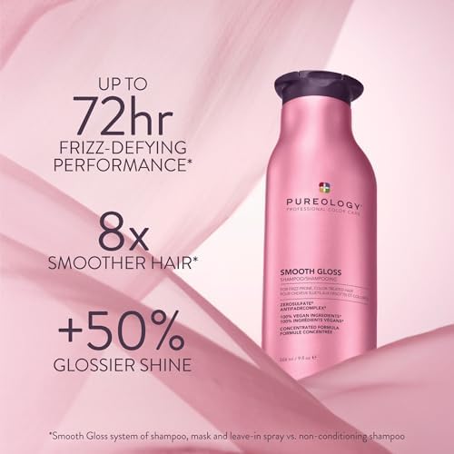 Pureology Smooth Gloss Shampoo – For Frizz-Prone Hair