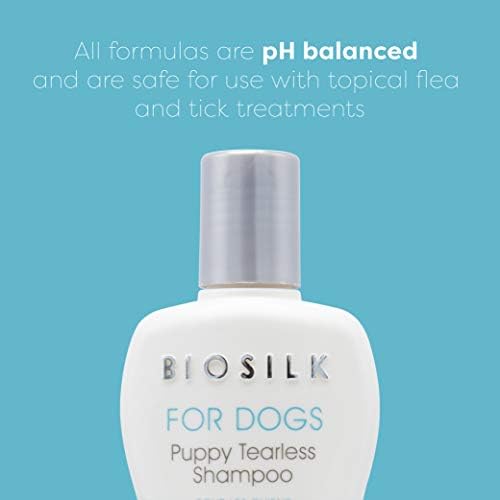 BioSilk for Dogs Puppy Tearless Shampoo, 12 Fl Oz