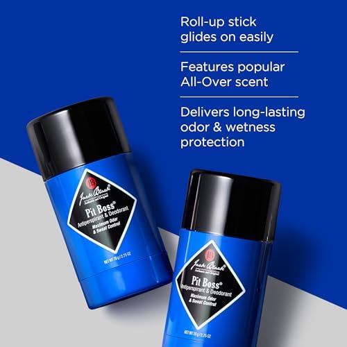 Jack Black Pit Boss Antiperspirant & Deodorant Men - 2.75 oz - Mens Deodorant for Sensitive Skin
