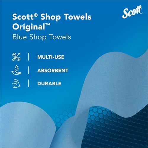 Scott Shop Towels Original, 55 Towels/Roll, 12 Rolls/Case