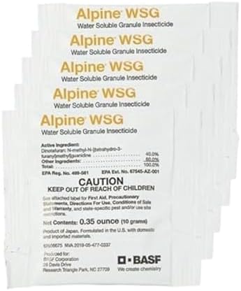 BASF Alpine WSG Insecticide, Soluble Granules, Indoor Outdoor Pest Control