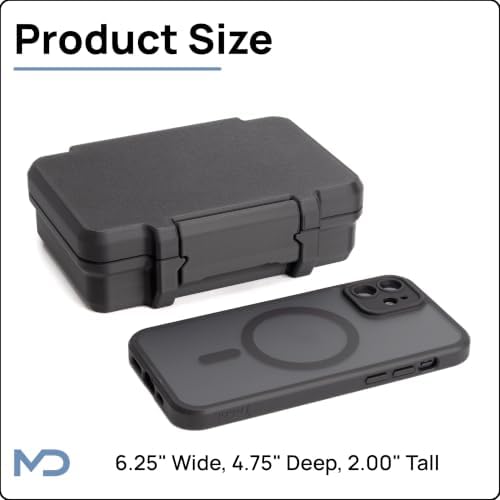 Peptide Case for 6 3ml Vials and a 30ml Vial with Syringe Storage