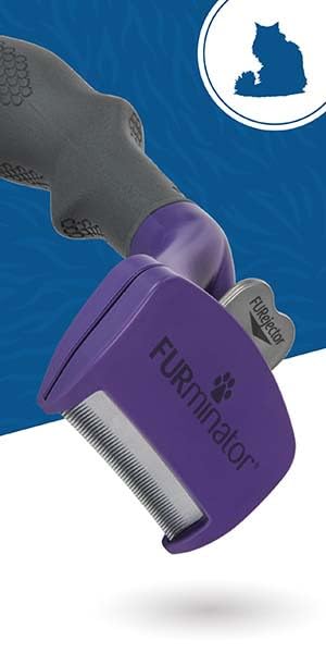 FURminator Medium to Large Cat deShedding Tool for Short Hair