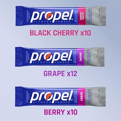 Propel Electrolyte Powder Drink Mix, 3 Flavor Variety Pack, (32 Servings)