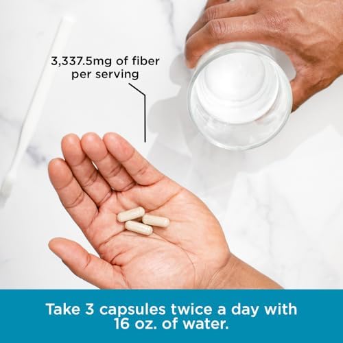 Pure for Men Stay Ready Fiber Supplement Psyllium Husk (120 XL Capsules)