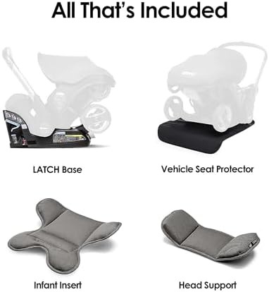 Doona Car Seat & Stroller, Nitro Black - All-in-One Travel System