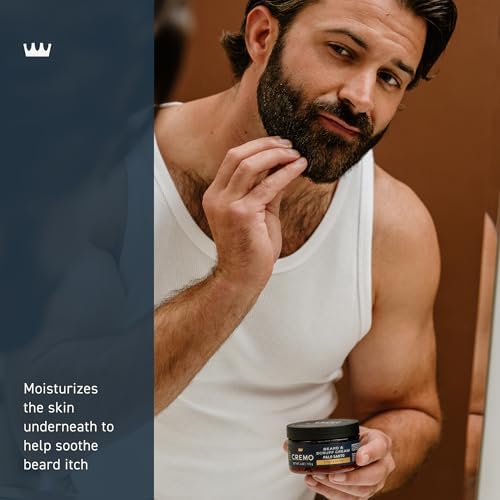 Cremo Beard & Scruff Cream, All Facial Hair, Palo Santo, 4 oz