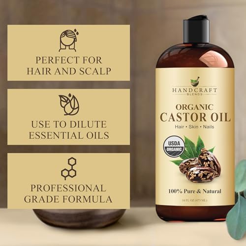 Handcraft Blends Organic Castor Oil - 16 Fl Oz