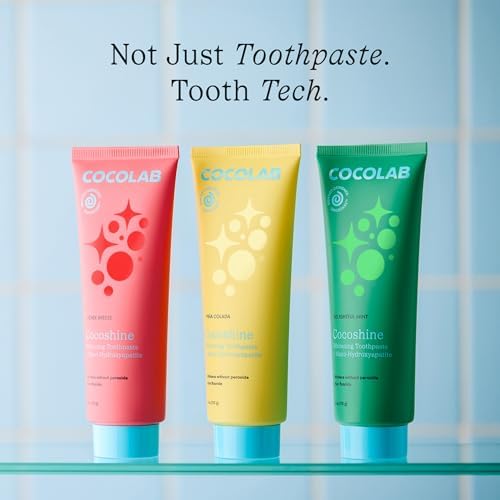 Cocoshine 15% Nano-Hydroxyapatite Toothpaste by COCOLAB, Mint 4oz