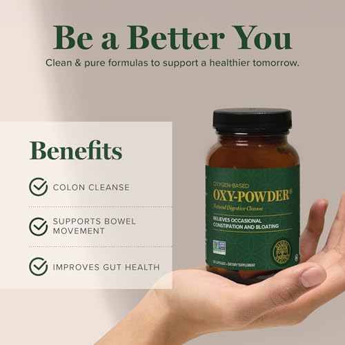 Oxy Powder Colon Cleanse, Constipation Relief, Detox for Weight Loss