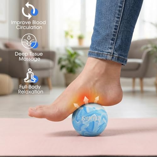 Lacrosse Massage Balls for Myofascial Release,Blue