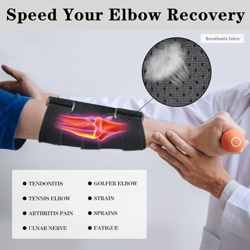 Cubital Tunnel Elbow Brace,Ulnar Nerve Entrapment Brace,Elbow Splint