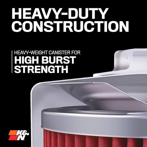 K&N Motorcycle Oil Filter: High Performance, Wrench Off Nut, KN-171B