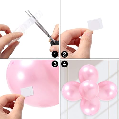 UPINS 1500 Pcs Point Dots Balloon Glue Removable Adhesive Point Tapes
