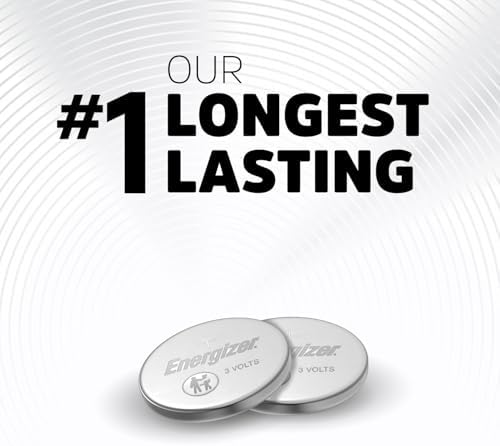 Energizer 2032 Batteries (4 Pack), 3V Lithium Coin Batteries
