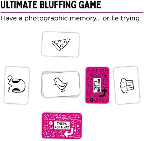 Ravensburger That's Not A Hat - Fun Bluffing & Memory Party Game for All Ages Components | Ideal for Family Gatherings | Great Replay Value | FSC-Certified Materials