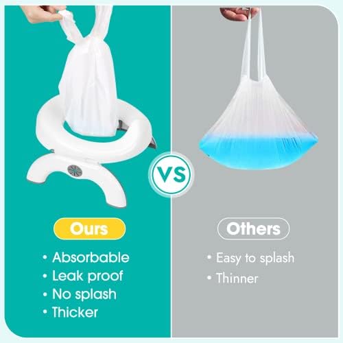 [90 Counts] Disposable Potty Liners Compatible with OXO Tot 2-in-1 Go Potty