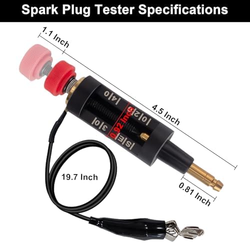 Spark Plug Tester, Spark Testers Tool, Adjustable Ignition Coil Tester