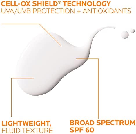 La Roche-Posay Anthelios Ultra Light Fluid Sunscreen for Face SPF 60, 1.7oz
