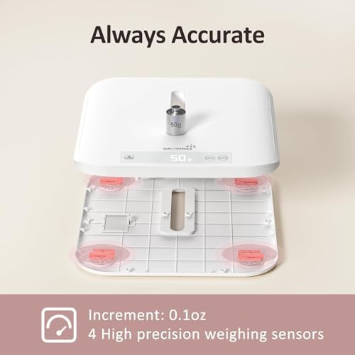 GROWNSY Digital Baby Scale & Pet Scale Up to 330 lbs, White