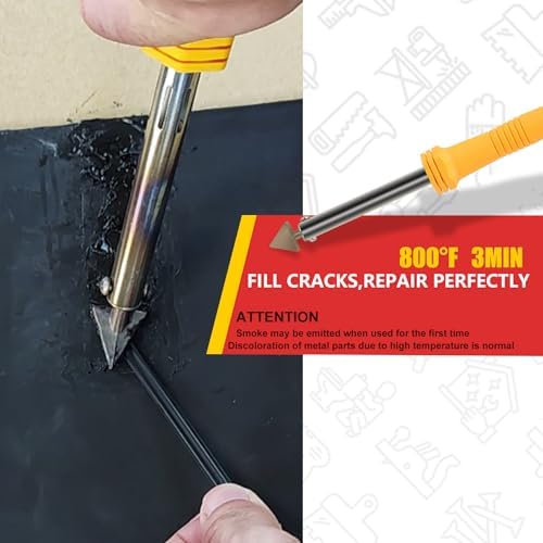 Plastic Welder,2 in 1 Plastic Welding Kit,Hot Stapler Car Bumper Repair Kit