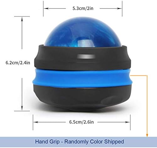 Coolrunner Massage Ball, 2-Pack Handheld Manual Roller Massager
