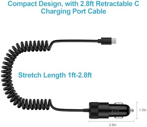 for iPhone 16e 17e 17 Pro Max Air, Fast Car Charger Adapter for iPhone 16