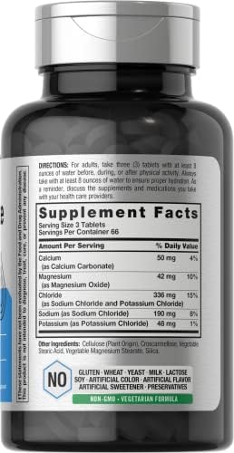 Horbäach Electrolyte Tablets | 200 Count | Helps Hydration & Balance