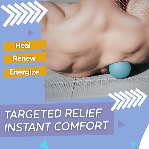 Acupoint Physical Massage Therapy Ball Set - Ideal for Yoga, Deep Tissue Massage, Trigger Point Therapy and Myofascial Release Physical Therapy Equipment
