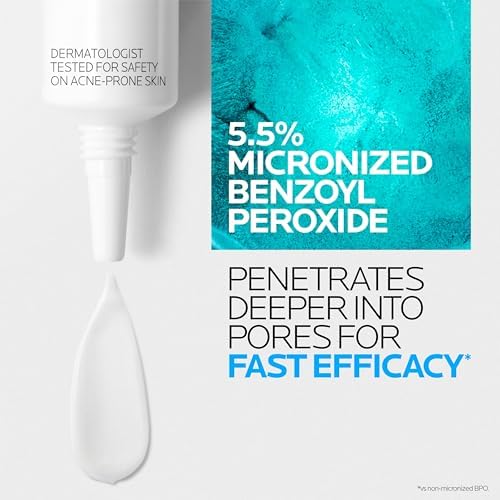 La Roche-Posay Effaclar BPO Multi-Target Acne Treatment, Benzoyl Peroxide