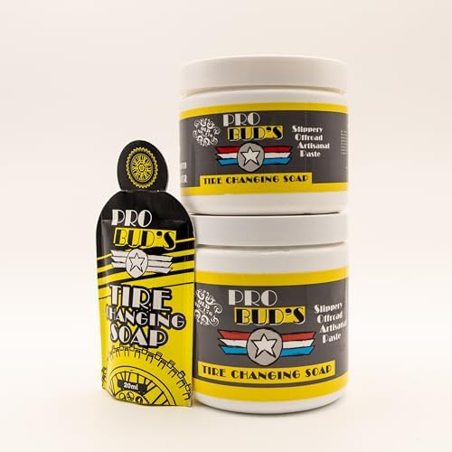 Pro Bud's Tire Mounting Paste - Peerless Lubrication Tire Mounting Lube for Quick Changing and a Secure Fit - Slip-Resistant - 4 oz.