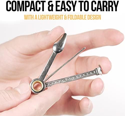 100% Authentic Czech Stainless Steel 3 in 1 Pipe Tool Cleaner - Pipe Reamer Tamper Pokers Tool
