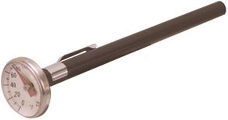 Supco ST02 Stainless Steel HVAC/R Pocket Dial Thermometer, 0 to 220F