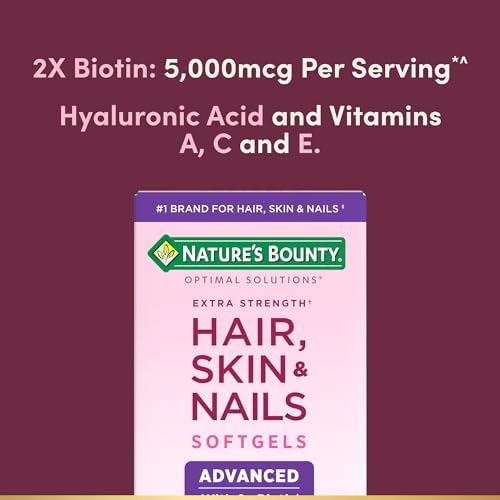 Nature's Bounty Advanced Hair, Skin & Nails, 150 Rapid Release Softgels