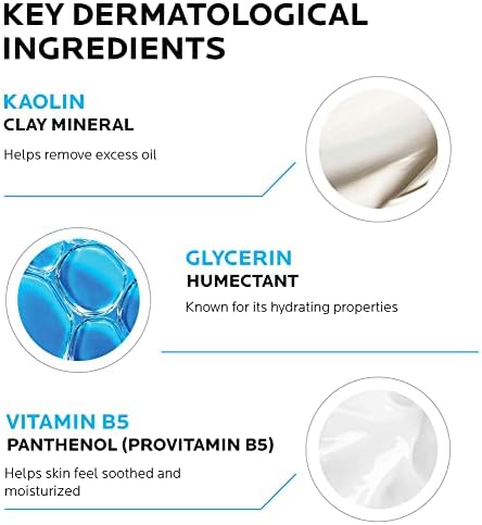 La Roche-Posay Effaclar Clay Face Mask for Oily Skin, 3.4oz