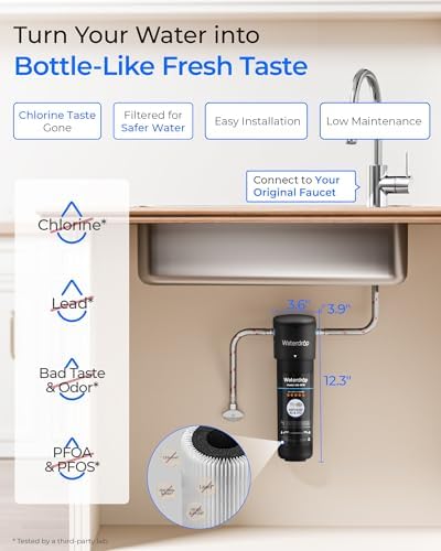 Waterdrop 10UA Under Sink Water Filter System, NSF/ANSI 42 Certified 1 Year