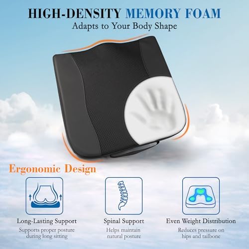 Lofty Aim Car Seat Cushion, Memory Foam Car Seat Cushions for Long Driving