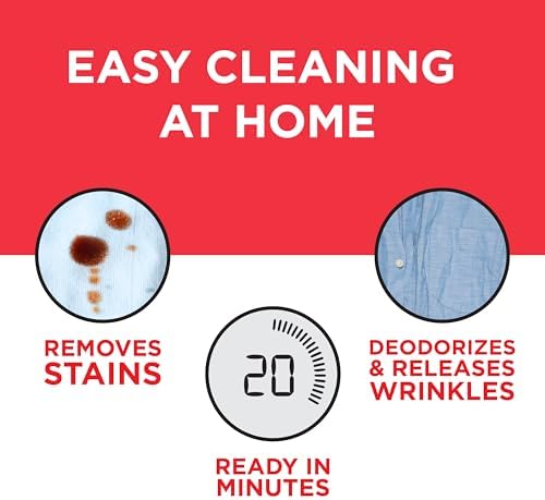 Dryel At-Home Dry Cleaner, Stain & Wrinkle Remover for Delicates, 8 Loads