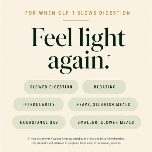 GLP-1 Companion Gut Supplement, 20-in-1 Prebiotic Probiotic Postbiotic
