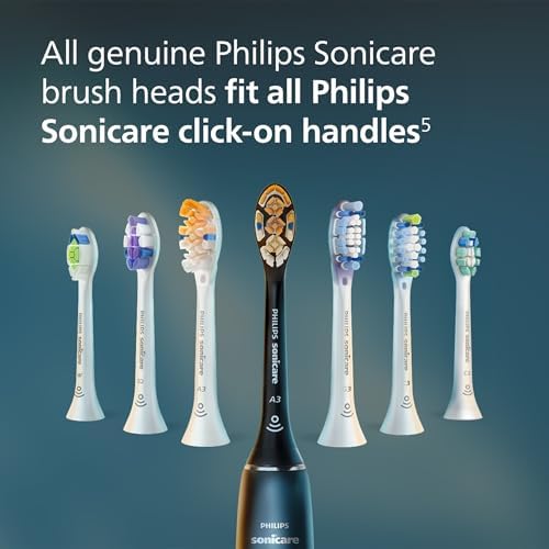 Philips Sonicare S2 Sensitive Brush Heads, 3-Pack, 9 Month Supply, White