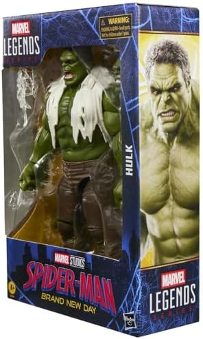 Marvel Legends Series Hulk, Spider-Man: Brand New Day Collectible 6-Inch Action Figure Set