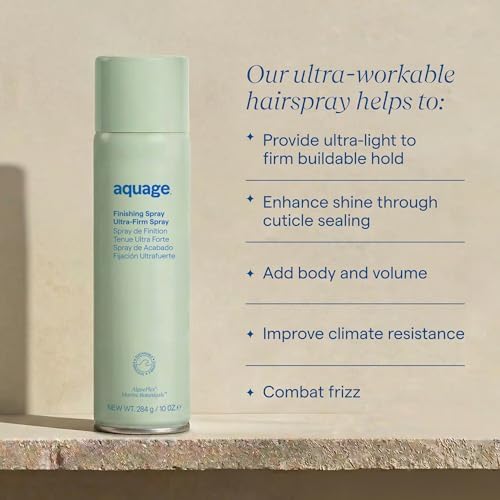 Aquage Finishing Hair Spray & Flexible-Hold Volumizing Mist, 10 oz