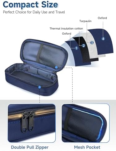 YOUSHARES Insulin Vials Cooler Travel Case - TSA Approved peptide case