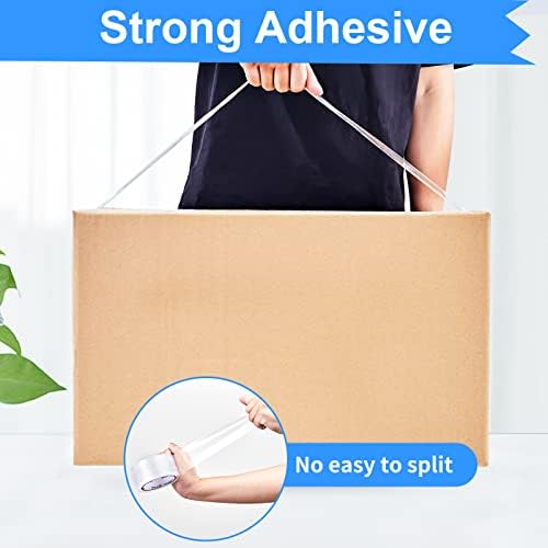 JARLINK 12 Rolls Clear Packing Tape, Heavy Duty Packaging Tape