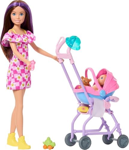 Barbie Skipper Babysitters Inc. Playset with Brunette Doll